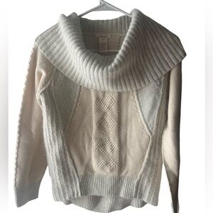 Sundance Cowl Neck Wool Blend Sweater